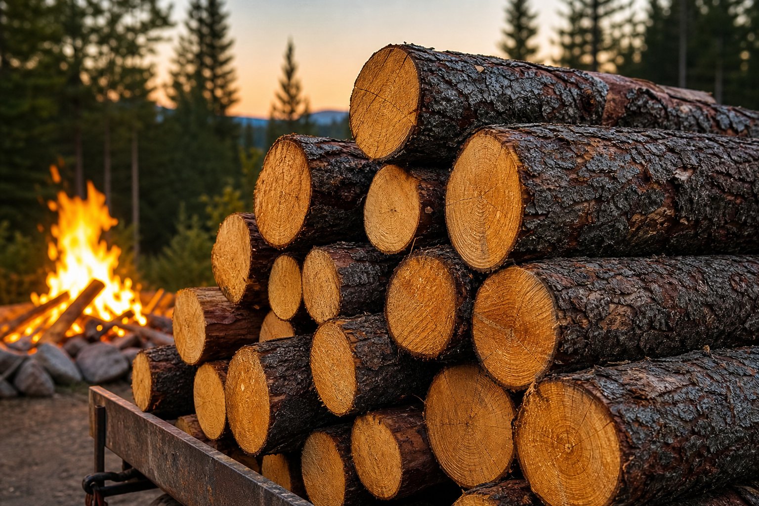 Укладка дров, ориентир выгрузки Заречная проспект, 33 в Талдоме